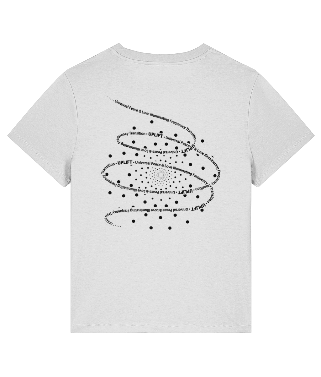 UPLIFT - Women's - Fitted Organic T-Shirt - Pocket Logo