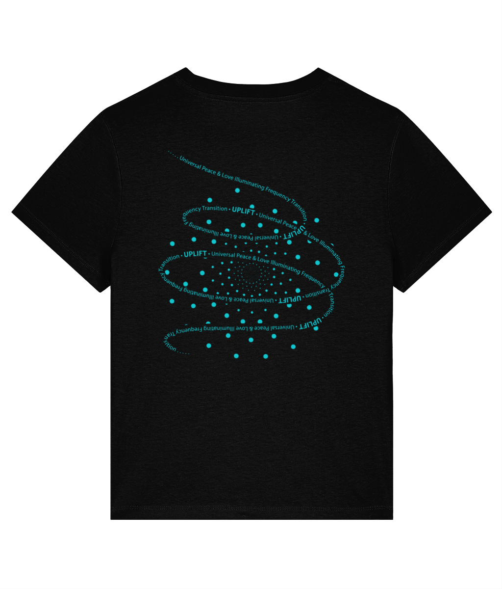 UPLIFT - Women's - Fitted Organic T-Shirt - Pocket Logo