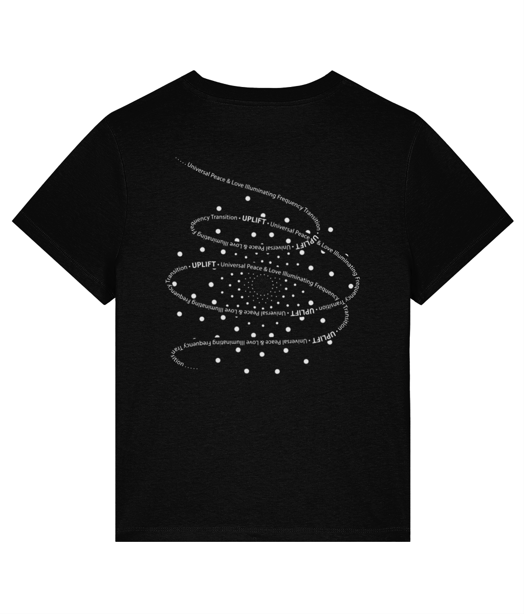 UPLIFT - Women's - Fitted Organic T-Shirt - Pocket Logo