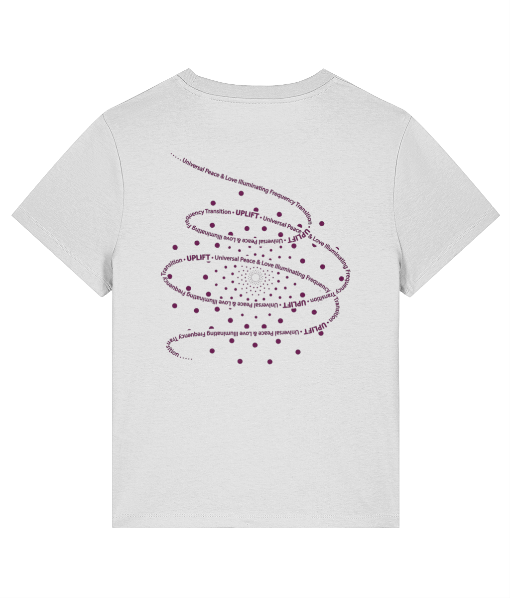 UPLIFT - Women's - Fitted Organic T-Shirt - Pocket Logo