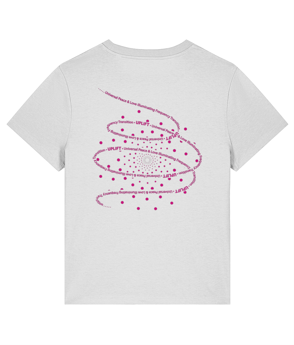 UPLIFT - Women's - Fitted Organic T-Shirt - Pocket Logo