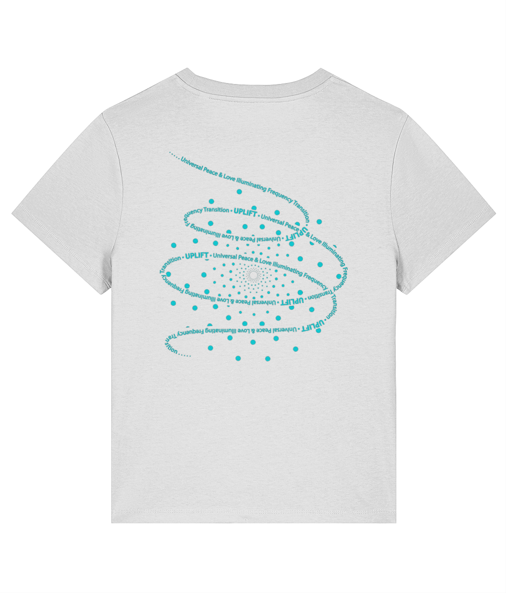 UPLIFT - Women's - Fitted Organic T-Shirt - Chest Logo
