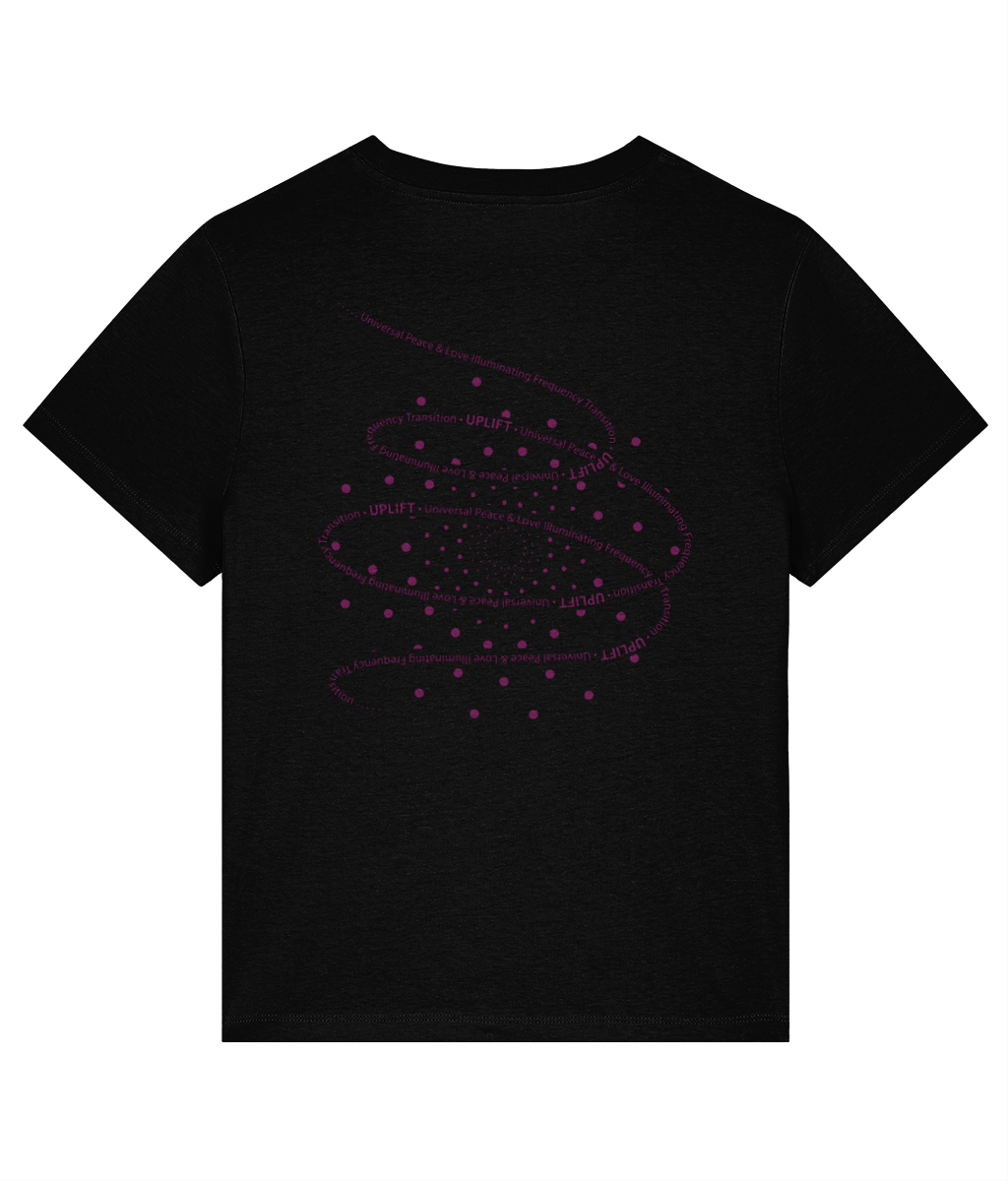 UPLIFT - Women's - Fitted Organic T-Shirt - Chest Logo