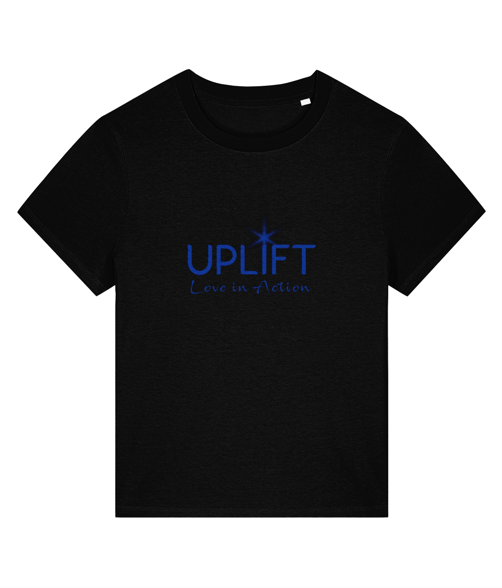 UPLIFT - Women's - Fitted Organic T-Shirt - Chest Logo