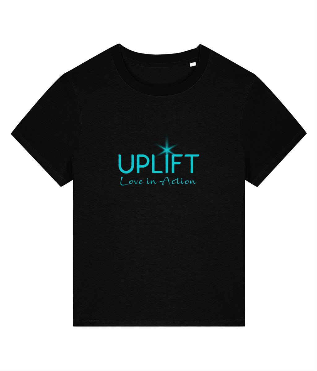 UPLIFT - Women's - Fitted Organic T-Shirt - Chest Logo