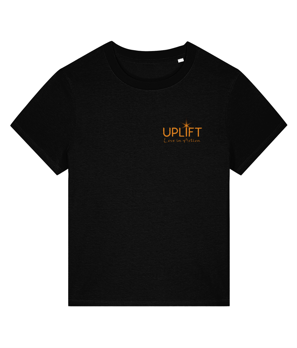 UPLIFT - Women's - Fitted Organic T-Shirt - Pocket Logo