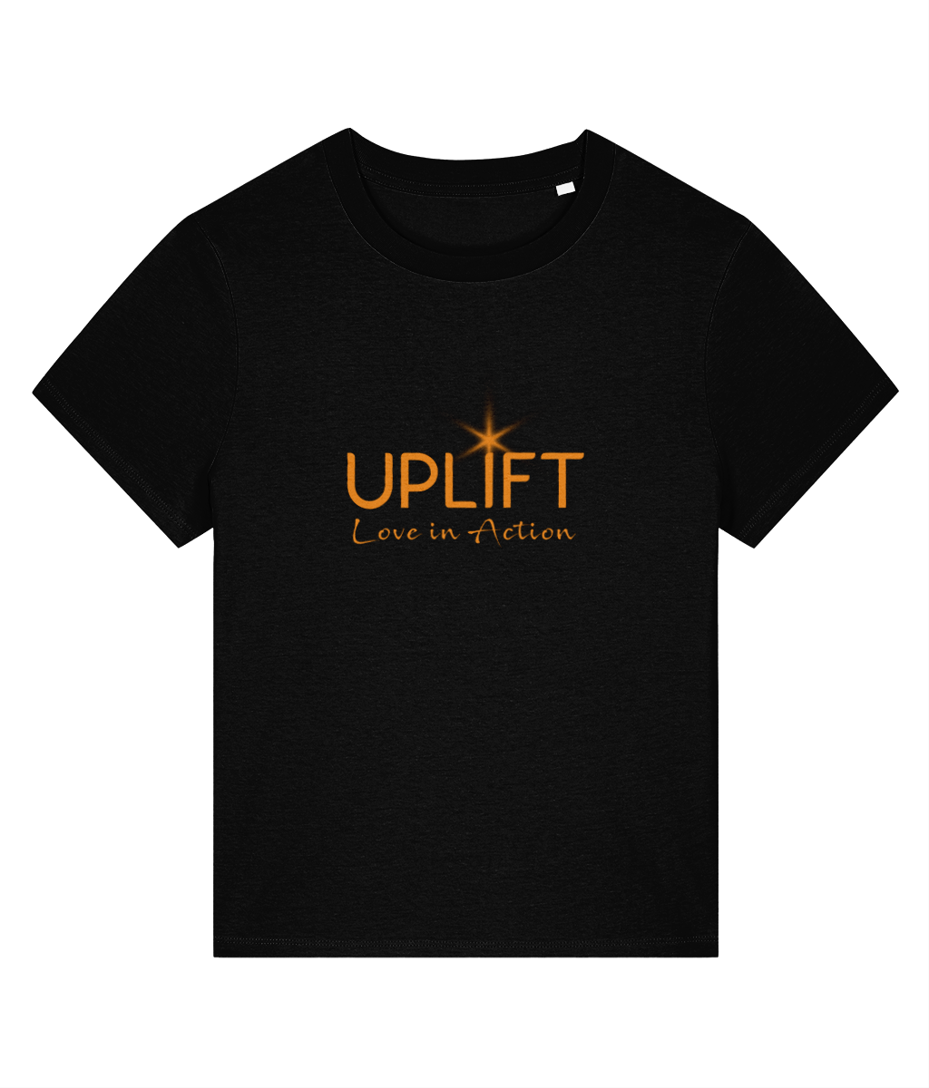 UPLIFT - Women's - Fitted Organic T-Shirt - Chest Logo