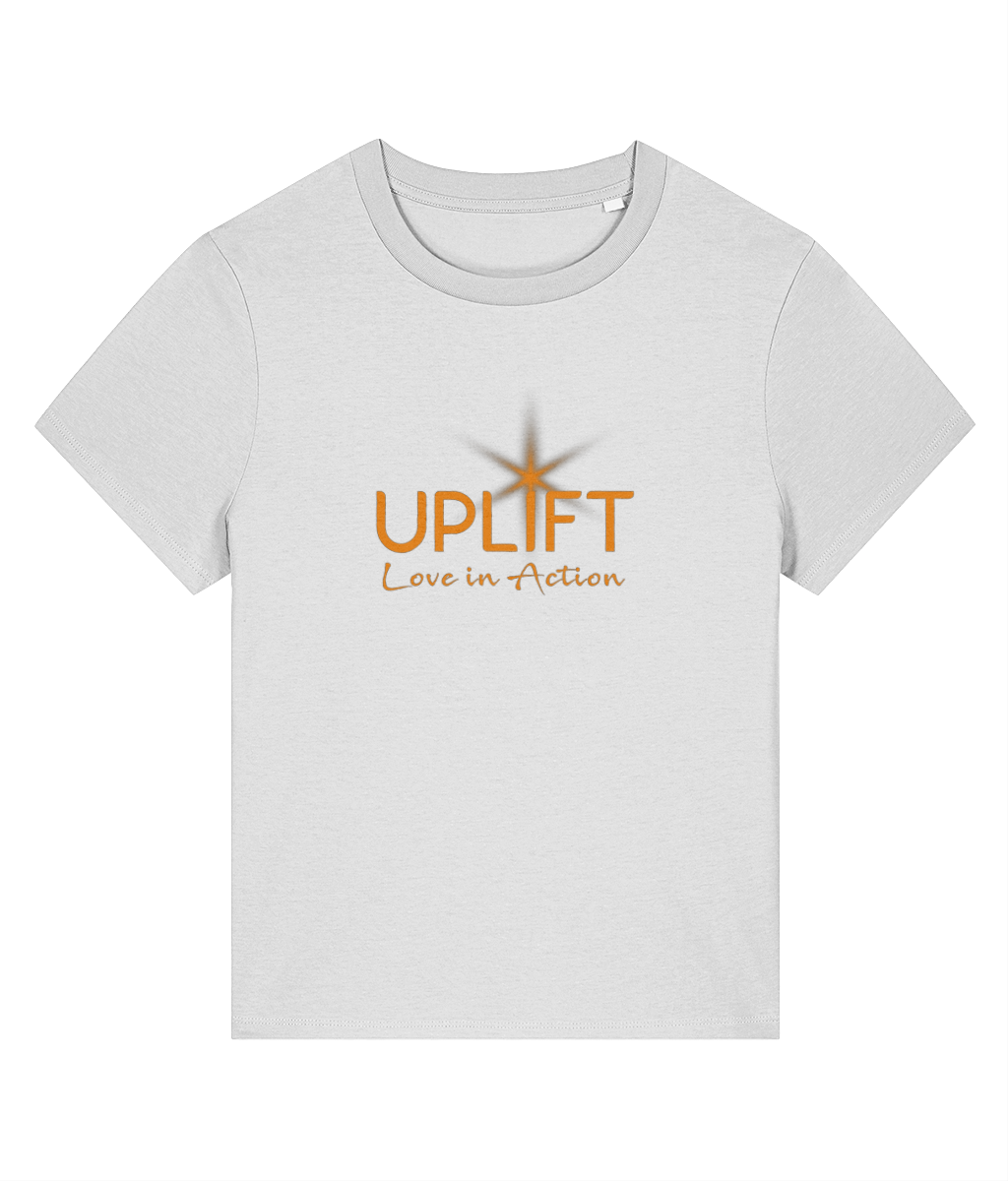 UPLIFT - Women's - Fitted Organic T-Shirt - Chest Logo