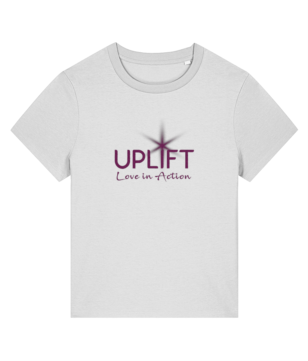 UPLIFT - Women's - Fitted Organic T-Shirt - Chest Logo