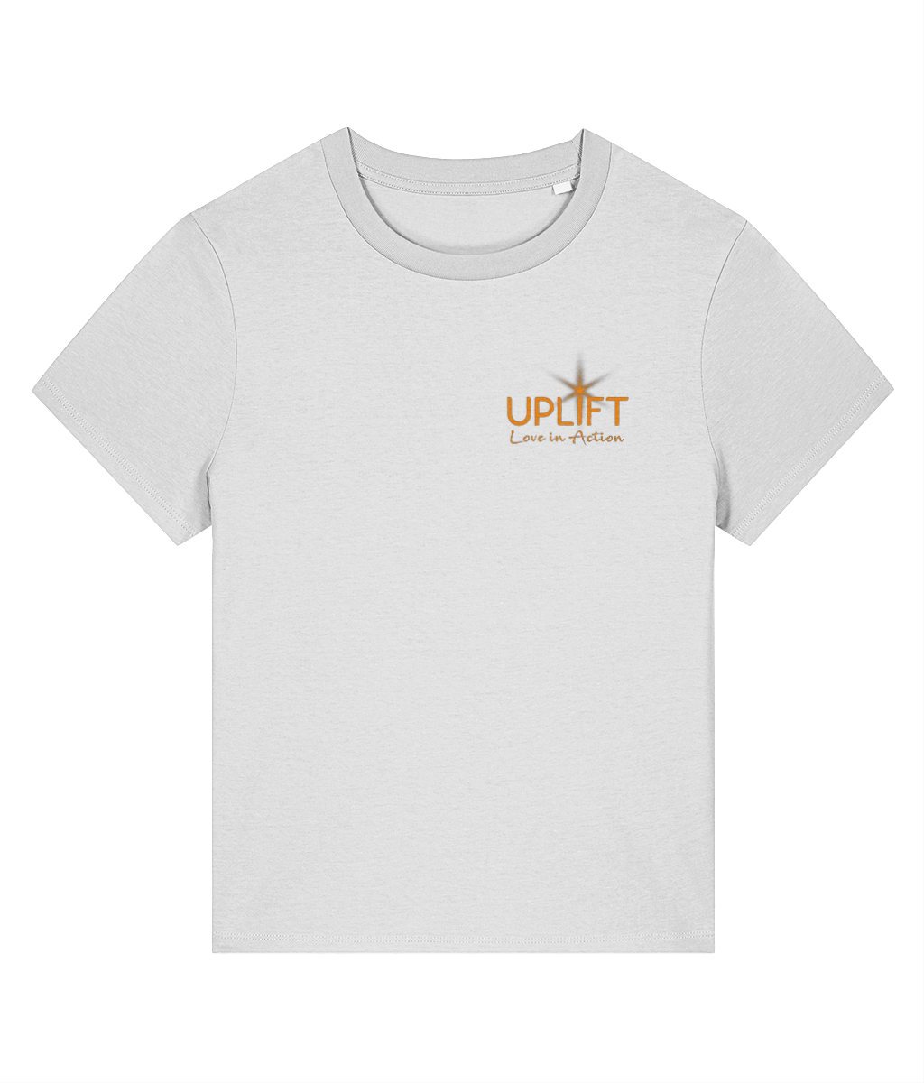 UPLIFT - Women's - Fitted Organic T-Shirt - Pocket Logo