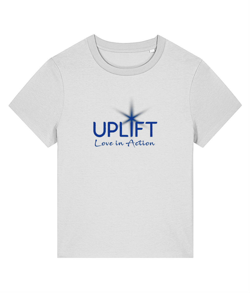 UPLIFT - Women's - Fitted Organic T-Shirt - Chest Logo
