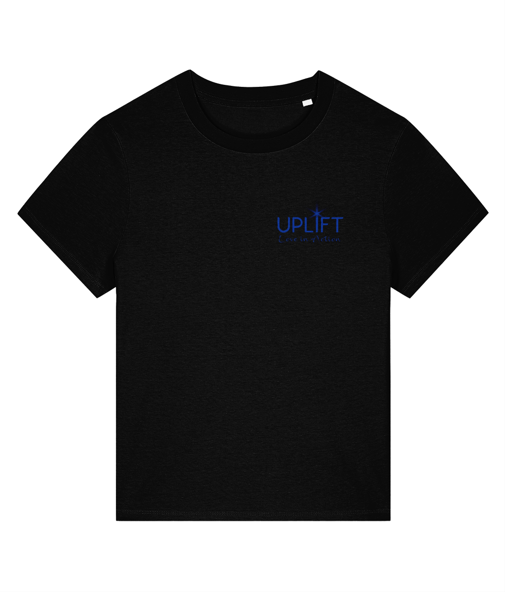 UPLIFT - Women's - Fitted Organic T-Shirt - Pocket Logo