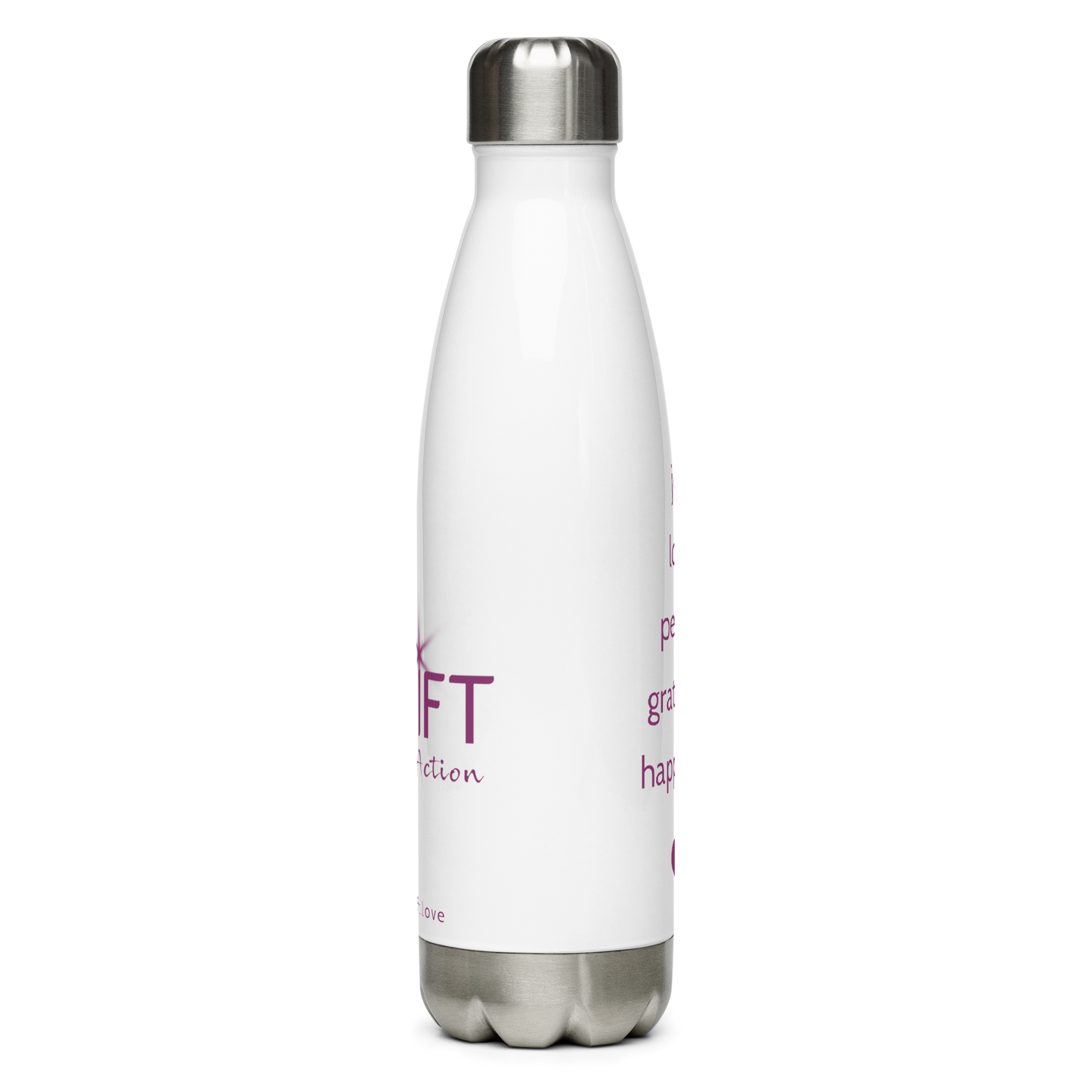 Insulated Stainless Steel 5 GOOD VIBES Water Bottle