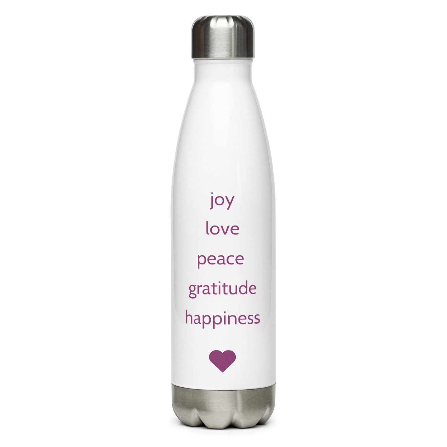 Insulated Stainless Steel 5 GOOD VIBES Water Bottle