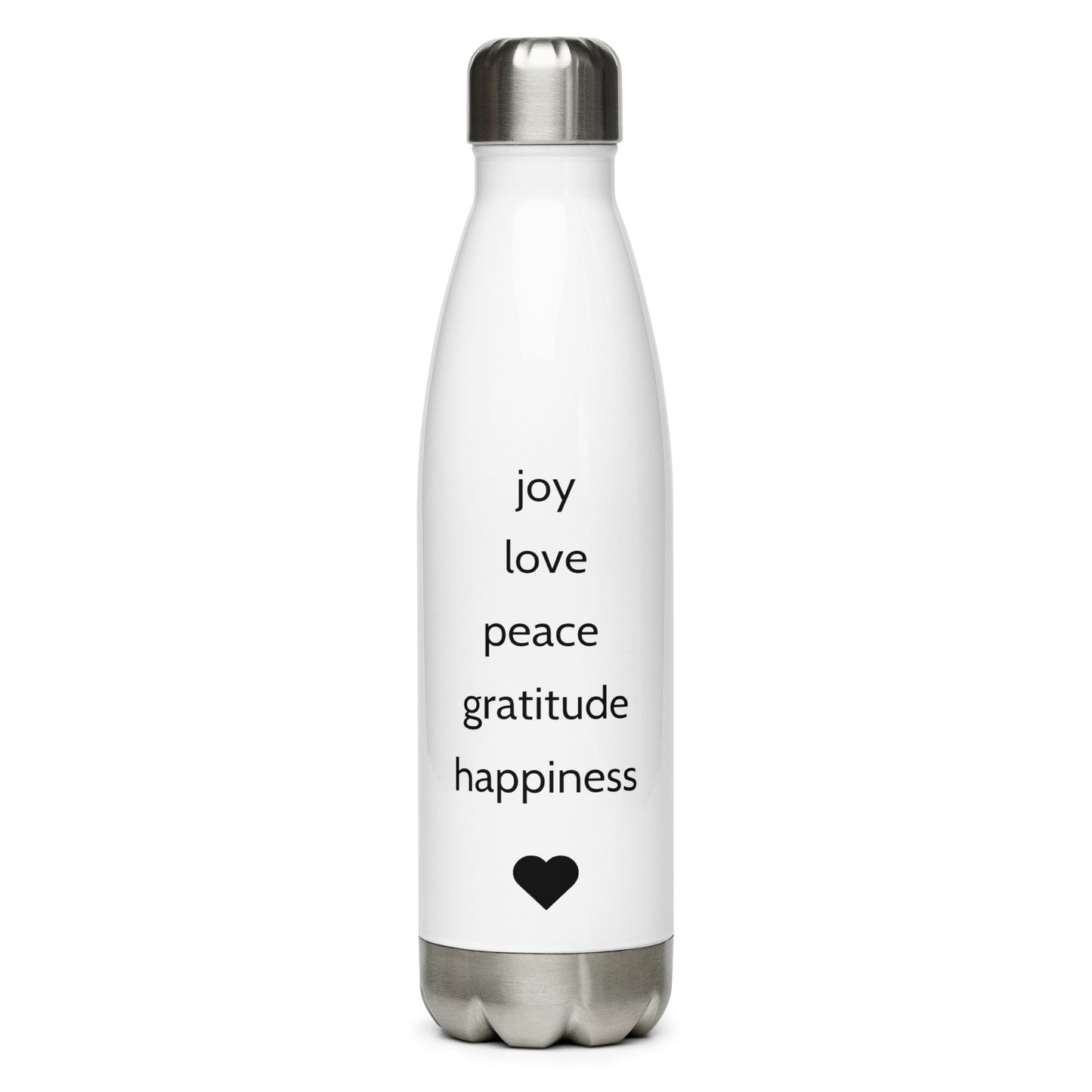 Insulated Stainless Steel 5 GOOD VIBES Water Bottle