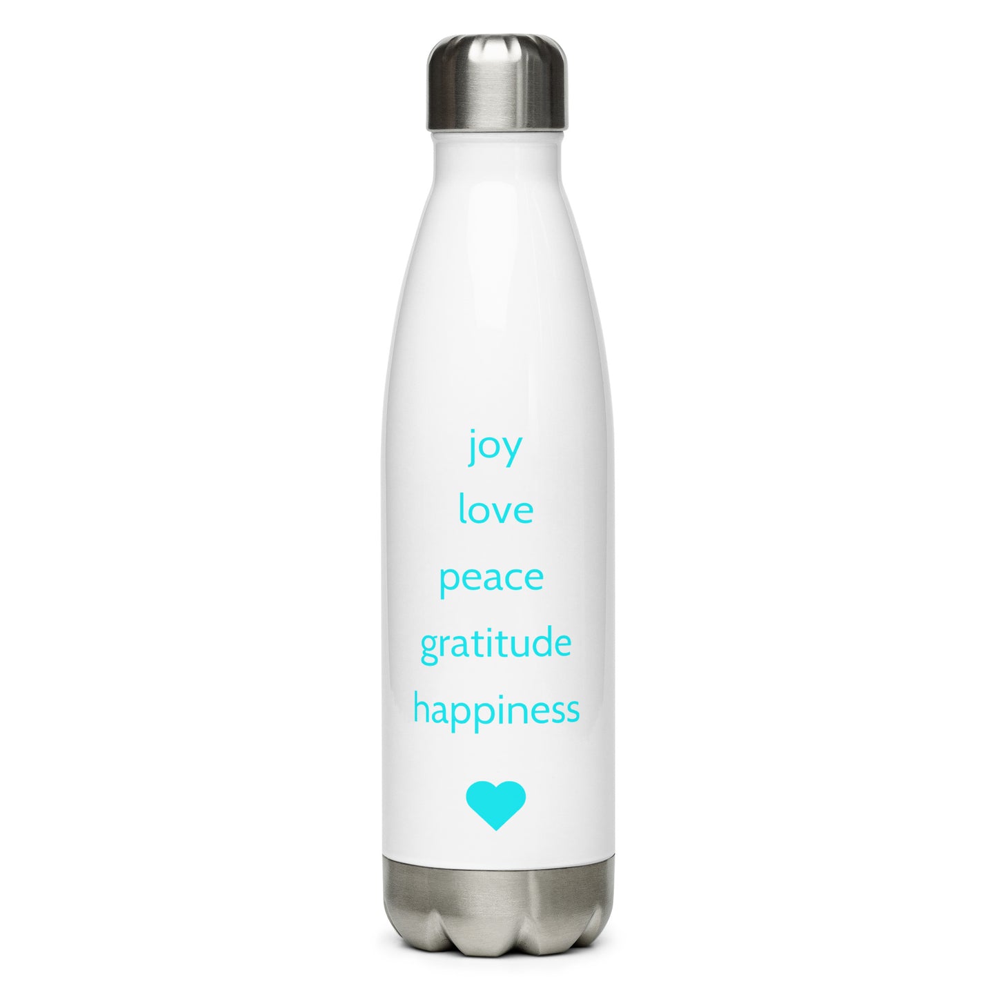 Insulated Stainless Steel 5 GOOD VIBES Water Bottle