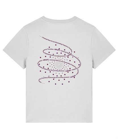 UPLIFT - Women's - Fitted Organic T-Shirt - Chest Logo