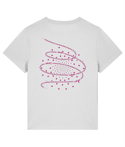 UPLIFT - Women's - Fitted Organic T-Shirt - Pocket Logo