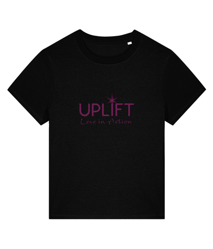 UPLIFT - Women's - Fitted Organic T-Shirt - Chest Logo