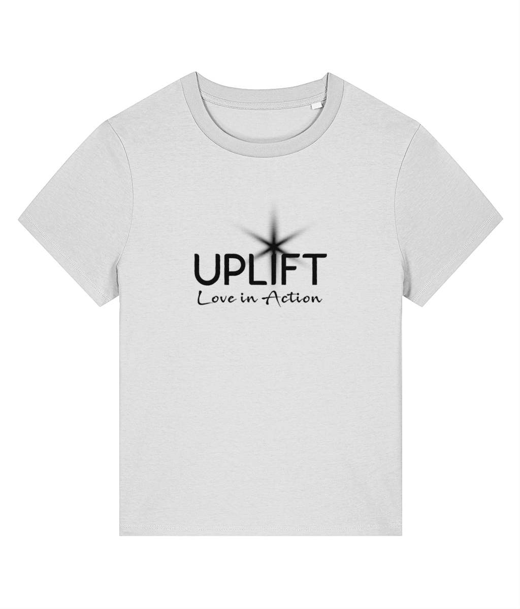 UPLIFT - Women's - Fitted Organic T-Shirt - Chest Logo