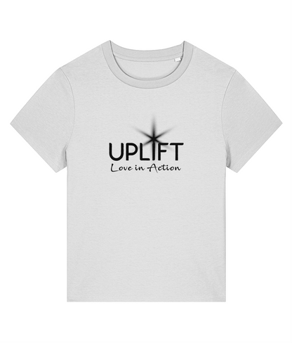UPLIFT - Women's - Fitted Organic T-Shirt - Chest Logo
