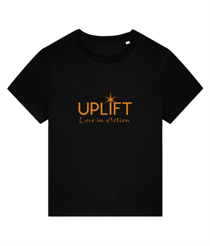 UPLIFT - Women's - Fitted Organic T-Shirt - Chest Logo