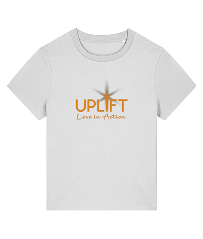 UPLIFT - Women's - Fitted Organic T-Shirt - Chest Logo