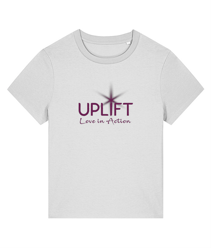 UPLIFT - Women's - Fitted Organic T-Shirt - Chest Logo