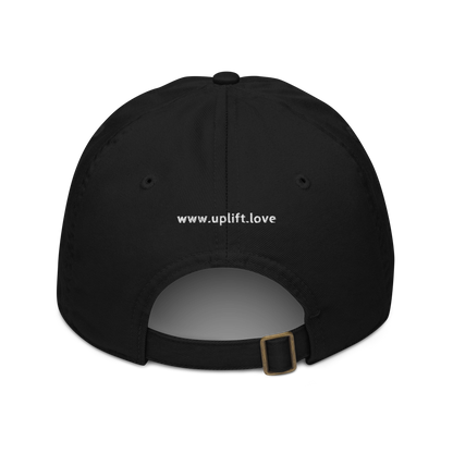 UPLIFT Organic Dad Hat with White Logo