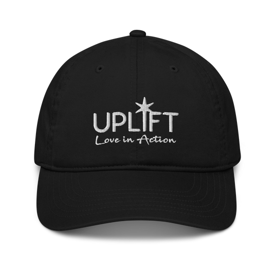 UPLIFT Organic Dad Hat with White Logo