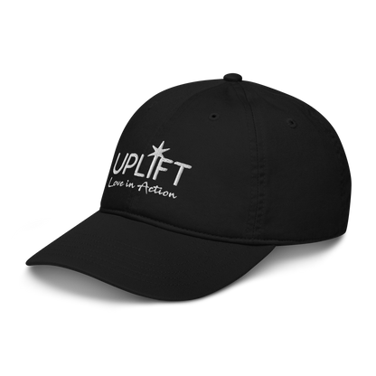 UPLIFT Organic Dad Hat with White Logo