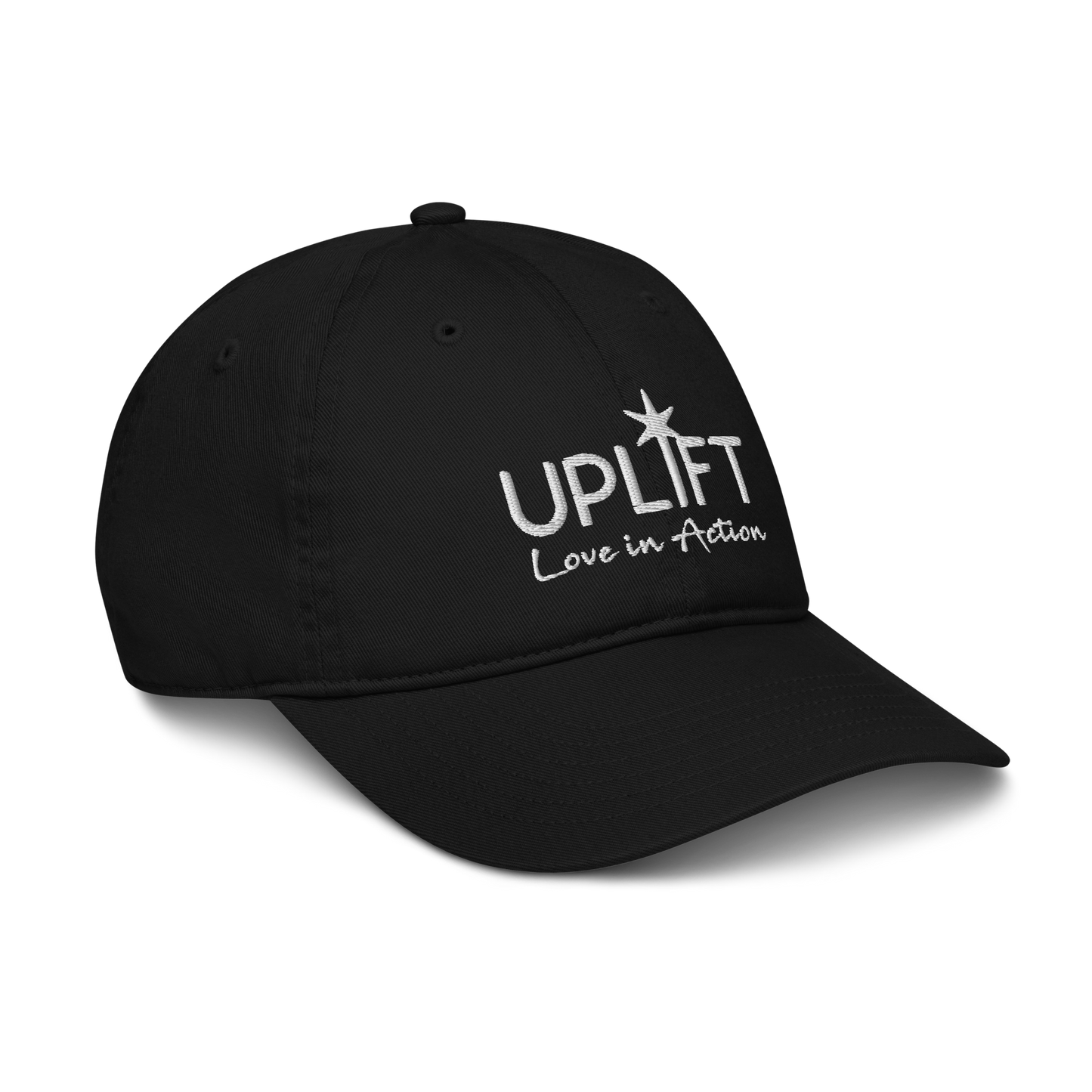 UPLIFT Organic Dad Hat with White Logo
