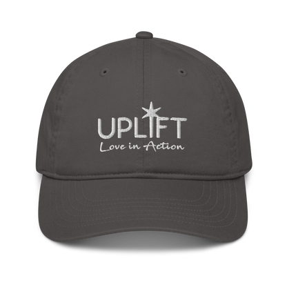 UPLIFT Organic Dad Hat with White Logo