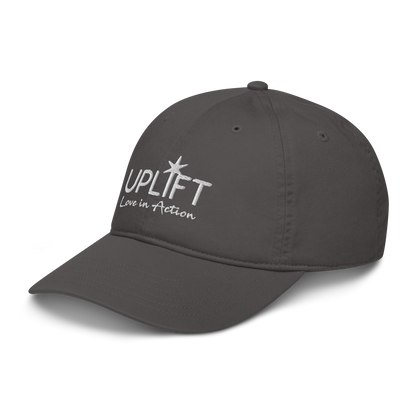 UPLIFT Organic Dad Hat with White Logo