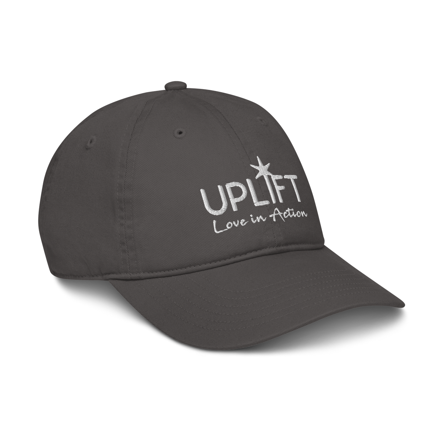 UPLIFT Organic Dad Hat with White Logo