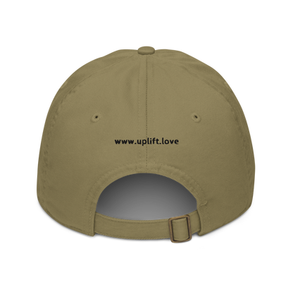 UPLIFT Organic Dad Hat with Black Logo