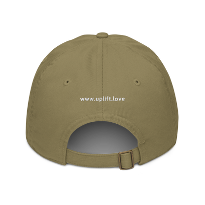 UPLIFT Organic Dad Hat with White Logo