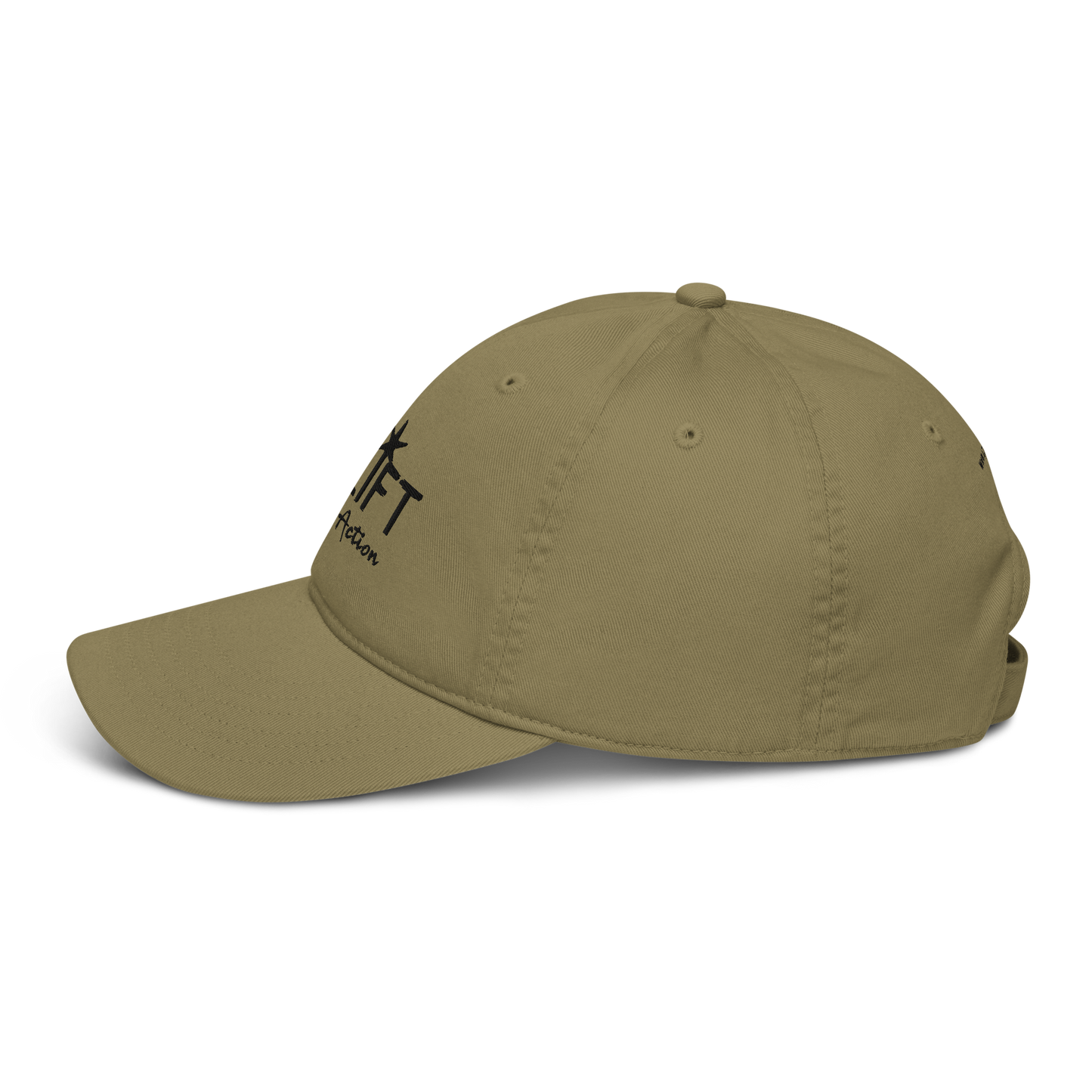 UPLIFT Organic Dad Hat with Black Logo