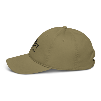 UPLIFT Organic Dad Hat with Black Logo