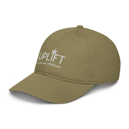 UPLIFT Organic Dad Hat with White Logo