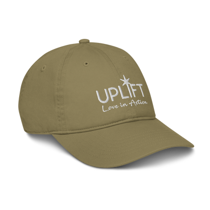 UPLIFT Organic Dad Hat with White Logo