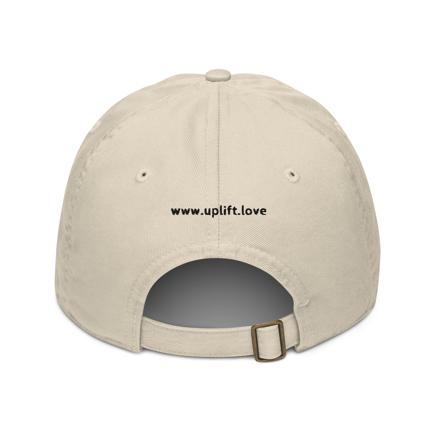 UPLIFT Organic Dad Hat with Black Logo