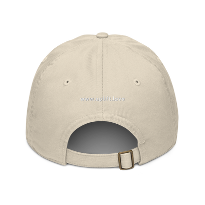UPLIFT Organic Dad Hat with White Logo