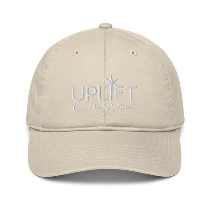 UPLIFT Organic Dad Hat with White Logo
