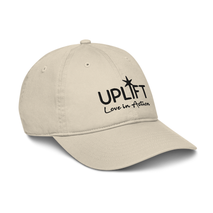 UPLIFT Organic Dad Hat with Black Logo