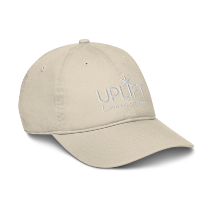 UPLIFT Organic Dad Hat with White Logo